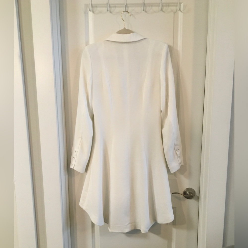 Tobi Hi Low Woman’s Dressy Blazer/Jacket White Size L - Picture 2 of 8